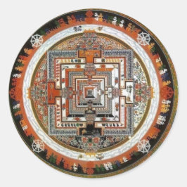 Kalachakra Sand Mandala Ronde Sticker