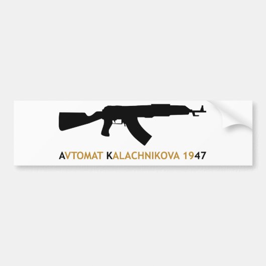 **KALACHNIKOV** BUMPERSTICKER (Voorkant)