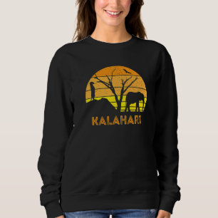 Kalahari Desert Elephant Meerkat Sunset Safari Trui