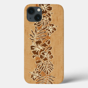 Kalaheo Hawaiian Hibiscus Tapa iPhone 13 Hoesje