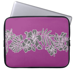 Kalaheo Hawaiian Hibiscus Tapa Laptop Wetsuit tas