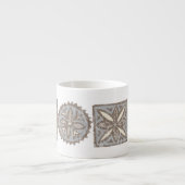 Kalakaua Hawaiian Tropische Tapa KL302 Espresso Kop (Voorkant)