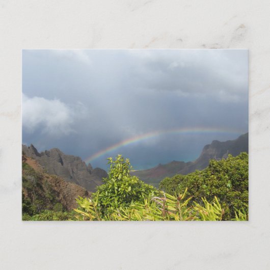 Kalalau Rainbow Briefkaart (Voorkant)