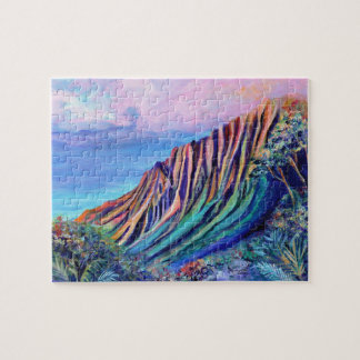 Kalalau Valley Kauai Rainbow Fantasy Puzzle Legpuzzel