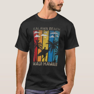 Kalama Strand Maui Hawaï Surfen Surfer Vintage Cu T-shirt