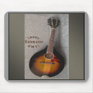Kalamazoo Mandolin Mousepad uit 1930 Muismat