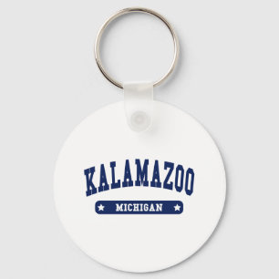 Kalamazoo Michigan College Style-shirts Sleutelhanger
