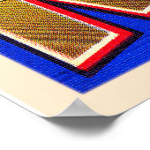 Kalamazoo Michigan  groot Briefkaart Poster (Hoek)