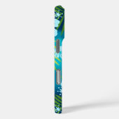 Kalani Tie Dye Mélange Hibiscus Tropical - Coque T (Verso / Droite)