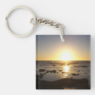 Kalbarri Beach Sunset Acrylkey Ring Sleutelhanger