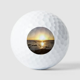 Kalbarri Beach Zonsondergang   Golfballen