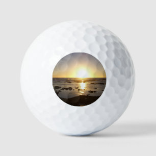 Kalbarri Beach Zonsondergang Golfballen