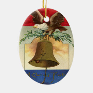 kale arena liberty bell patriottische  kunst keramisch ornament
