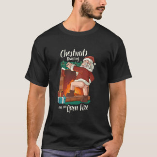 Kale Arsed Santa Rude Pun Roasting Noten T-shirt