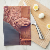 Kale Cat Theedoek (Quarter Fold)