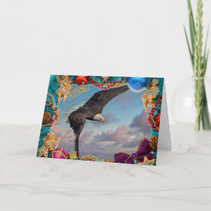 Kale Eagle Kerst Kaart