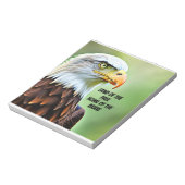 Kale Eagle Land van de Vrij Notitieblok (Gedraaid)
