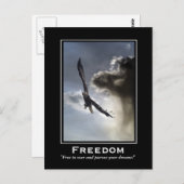 Kale Eagle Motivatie Briefkaarten (Voorkant / Achterkant)