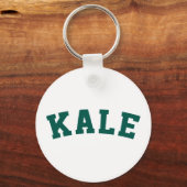 Kale Funny Vegan Style Sleutelhanger (Voorkant)