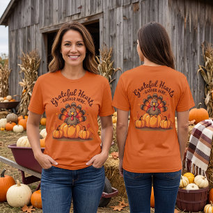 Kale Hartjes Thanksgiving Kalkoen T-shirt