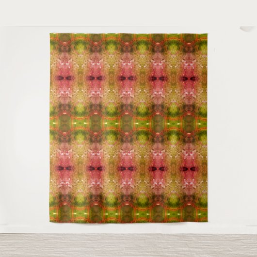 Kale Ikat 3 x Ikat Wandkleed (Voorkant)