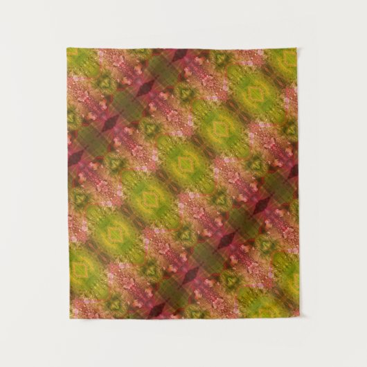 Kale Ikat 8 x 1974 Angled Wandkleed (Voorkant)