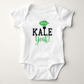 Kale Ja Funny Vegan Design Romper (Voorkant)