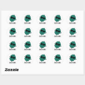 Kale Ja Funny Veggie Pun Ronde Sticker (Vel)