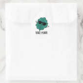 Kale Ja Funny Veggie Pun Ronde Sticker (Tas)