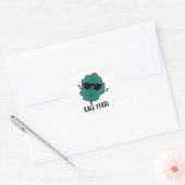 Kale Ja Funny Veggie Pun Ronde Sticker (Envelop)