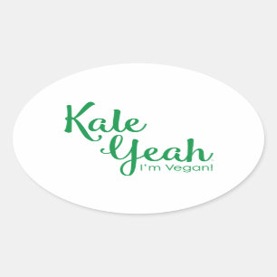 Kale Ja, ik ben vegan Sticker