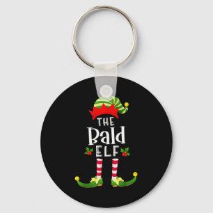 Kale Kerstelf Matching Pyjama Kerstfeest Sleutelhanger