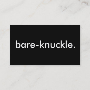 kale knobbels. visitekaartje