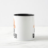 Kale kop eikel mok, Kerstcadeau voor iemand met ee (Midden)