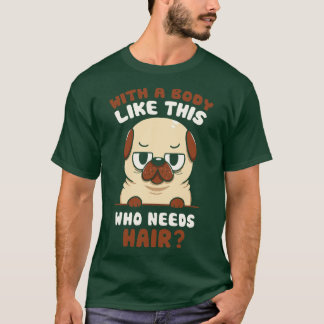 Kale Pug Grappige Hond van Tobe Fonseca T-shirt