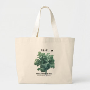 Kale, Roudabush's Seed Store Grote Tote Bag