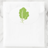 Kale Runner Ovale Sticker (Tas)