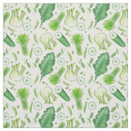 Kale Selderij Erwten Waterverf Groenten Keuken Stof