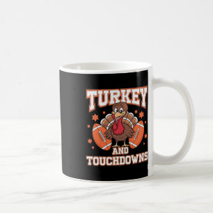 Kale turkey en touchdowns Footbyll mannen Ki Koffiemok
