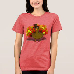 Kale turkey Thanksgiving Tri-Blend Shirt