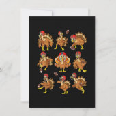 Kale turkey voetbal spelers quarterback R Kaart (Voorkant)