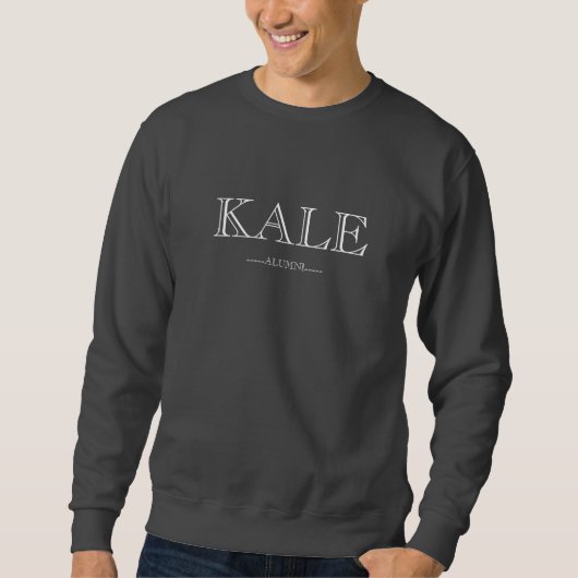 KALE University Alumni Dark Grey Mannen Sweatshirt (Voorkant)