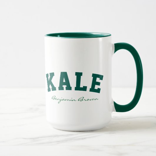 Kale University Custom Name Vegan Style Mok (Rechts)