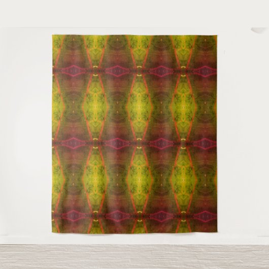 Kale x 1974 Ikat Wandkleed (Voorkant)