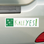 Kale Yes Bumpersticker (Op auto)