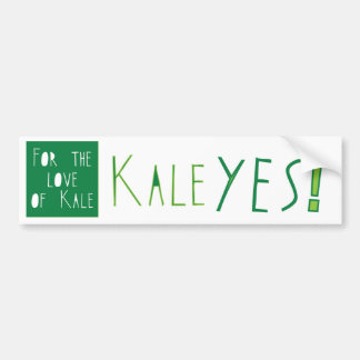 Kale Yes Bumpersticker