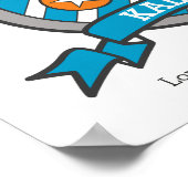 Kaleb boys K nom signifiant affiche pour chien d'é (Coin)