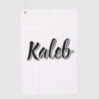 Kaleb Mannen naam, Golfhanddoek