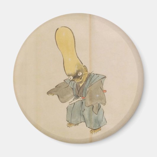 kalebas-kop Yokai Swordsman Magneet (Voorkant)
