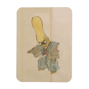 kalebas-kop Yokai Swordsman Magneet